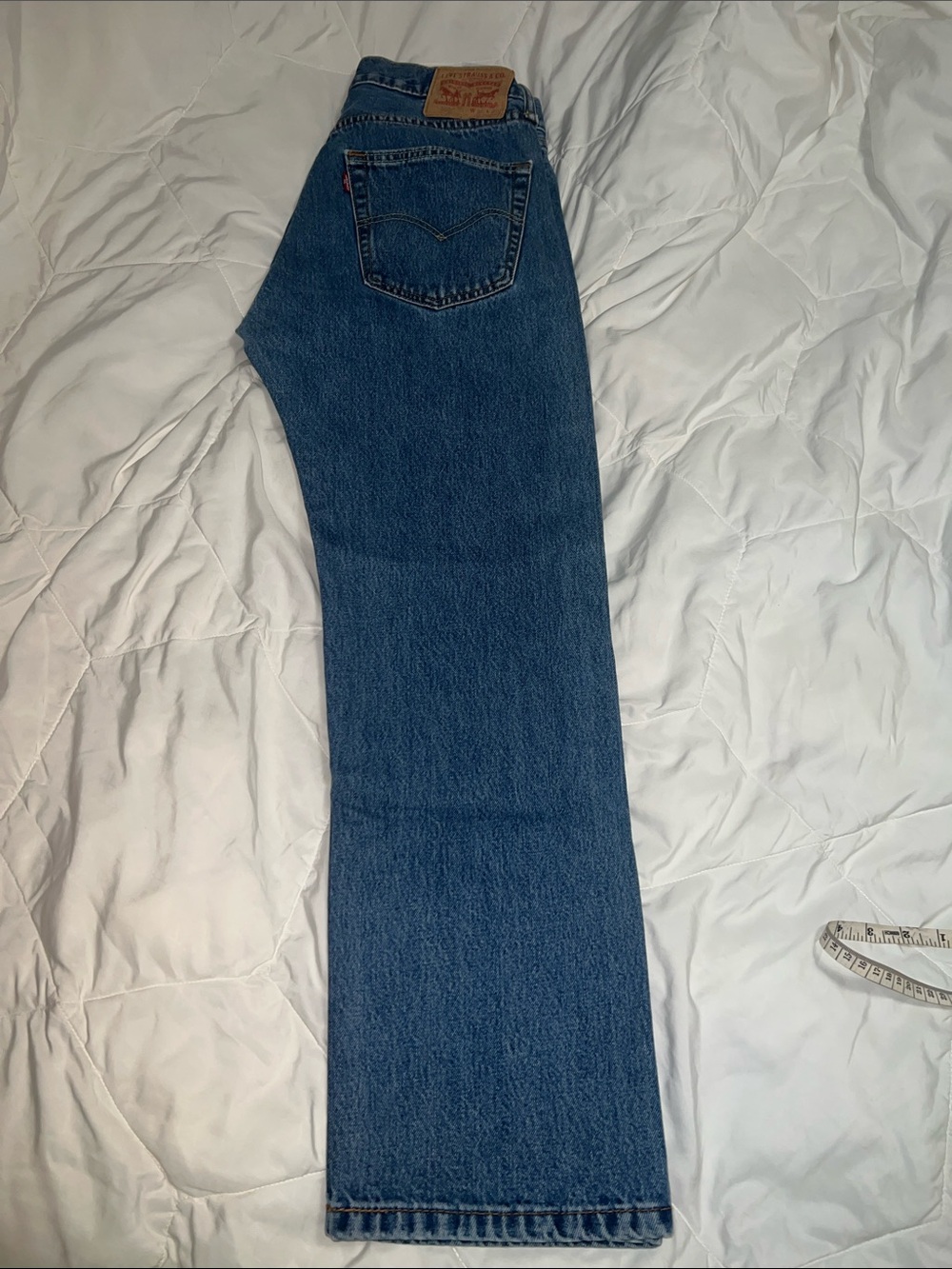 Levi's Mens Dark Blue Straight Leg Jeans
